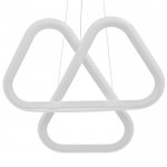 Люстра 71008/1 LED 48Вт 4000К белый 55х55х4-104 см