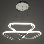 Люстра 71008/1 LED 48Вт 4000К белый 55х55х4-104 см