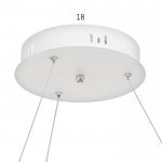 Люстра 71010/1 LED 52Вт 4000К белый 53х53х6-106 см