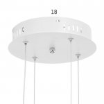 Люстра 71011/1 LED 58Вт 4000К белый 56х56х4-104 см