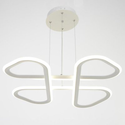 Люстра 71011/1 LED 58Вт 4000К белый 56х56х4-104 см