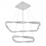 Люстра 71017/2 LED 150Вт 4000К белый 50х50х4-104 см