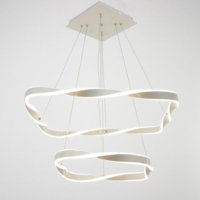 Люстра 71017/2 LED 150Вт 4000К белый 50х50х4-104 см