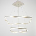 Люстра 71017/2 LED 150Вт 4000К белый 50х50х4-104 см