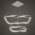 Люстра 71017/2 LED 150Вт 4000К белый 50х50х4-104 см