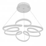 Люстра 71018/1 LED 87Вт 4000К белый 52х52х5-105 см