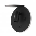 Бра 71021/1 LED 11Вт 3000К 4000К USB черный 17х16х16,5 см