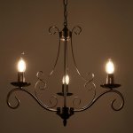 Люстра 73161/3 E14 40Вт бронза 56х56х46 см