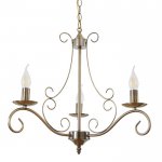 Люстра 73161/3 E14 40Вт бронза 56х56х46 см