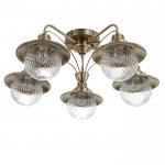 Люстра 73166/5 E27 40Вт бронза 65,5х65,5х29 см