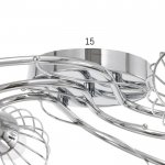 Люстра 73168/6 E27 40Вт хром 72х40,5х20 см