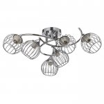 Люстра 73172/6 E27 40Вт хром 60х60х26 см