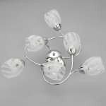 Люстра 73174/6 E27 40Вт хром 60х60х27 см