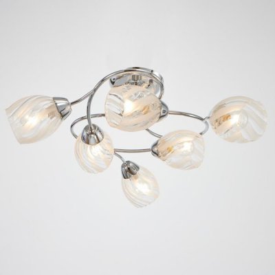 Люстра 73174/6 E27 40Вт хром 60х60х27 см