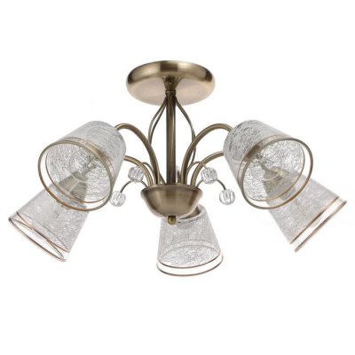 Люстра 73176/5 E27 40Вт бронза 57х57х28 см