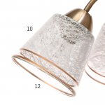 Люстра 73176/5 E27 40Вт бронза 57х57х28 см