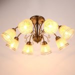 Люстра 73177/8 E27 40Вт бронза 69х69х26 см