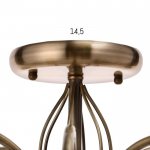 Люстра 73177/8 E27 40Вт бронза 69х69х26 см