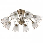 Люстра 73177/8 E27 40Вт бронза 69х69х26 см