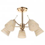 Люстра 73179/5 E27 40Вт золото 58х58х35 см