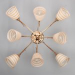 Люстра 73180/8 E27 40Вт золото 77х77х40,5 см