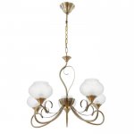 Люстра 73182/5 E27 40Вт бронза 58х58х40 см