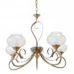 Люстра 73182/5 E27 40Вт бронза 58х58х40 см