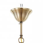 Люстра 73182/5 E27 40Вт бронза 58х58х40 см