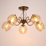 Люстра 73185/5 E27 40Вт бронза 60х60х33,5 см