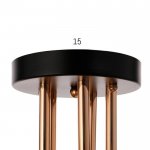 Люстра 73193/5 E27 40Вт черный-золото 56х56х28,5 см