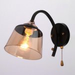 Бра 73194/1 E27 40Вт черный-золото 27х16х20 см