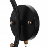 Бра 73194/1 E27 40Вт черный-золото 27х16х20 см