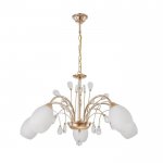 Люстра 73195/5 E27 40Вт золото 78х78х42-73 см