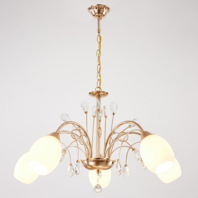 Люстра 73195/5 E27 40Вт золото 78х78х42-73 см Люстра 73195/5 E27 40Вт золото 78х78х42-73 см