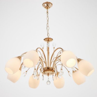 Люстра 73196/8 E27 40Вт золото 80х80х42 см