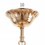 Люстра 73196/8 E27 40Вт золото 80х80х42 см