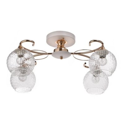 Люстра 73101/4 E27 40Вт белый-золото 59,5х36х23 см