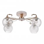 Люстра 73101/4 E27 40Вт белый-золото 59,5х36х23 см