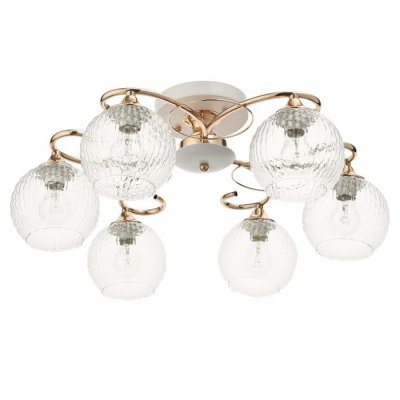 Люстра 73102/6 E27 40Вт белый-золото 59,5х59,5х23 см