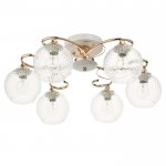 Люстра 73102/6 E27 40Вт белый-золото 59,5х59,5х23 см