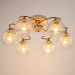 Люстра 73102/6 E27 40Вт белый-золото 59,5х59,5х23 см