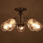 Люстра 73108/5 E27 40Вт хром-прозрачный 53,5х53,5х27 см