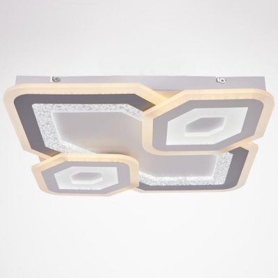 Светильник с ПДУ 60617/1 LED 180Вт белый-серый 50х50х5,5 см