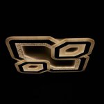 Светильник с ПДУ 60617/1 LED 180Вт белый-серый 50х50х5,5 см