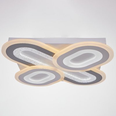 Светильник с ПДУ 60618/1 LED 180Вт белый-серый 52х52х5,5 см Светильник с ПДУ 60618/1 LED 180Вт белый-серый 52х52х5,5 см