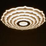 Светильник с ПДУ 60621/1 LED 220Вт белый 50х50х6 см