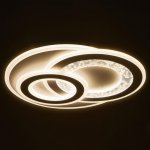 Светильник с ПДУ 60625/1 LED 180Вт белый 50х50х6 см