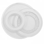 Светильник с ПДУ 60625/1 LED 180Вт белый 50х50х6 см