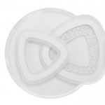 Светильник с ПДУ 60626/1 LED 180Вт белый 50х50х6 см