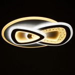 Светильник с ПДУ 60626/1 LED 180Вт белый 50х50х6 см